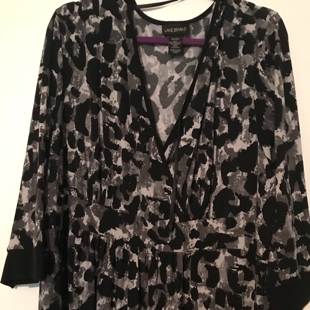 Black and gray Lane Bryant dress
